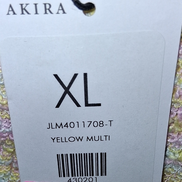Akira Yellow Cropped Cardigan Sweater - Picture 9 of 9